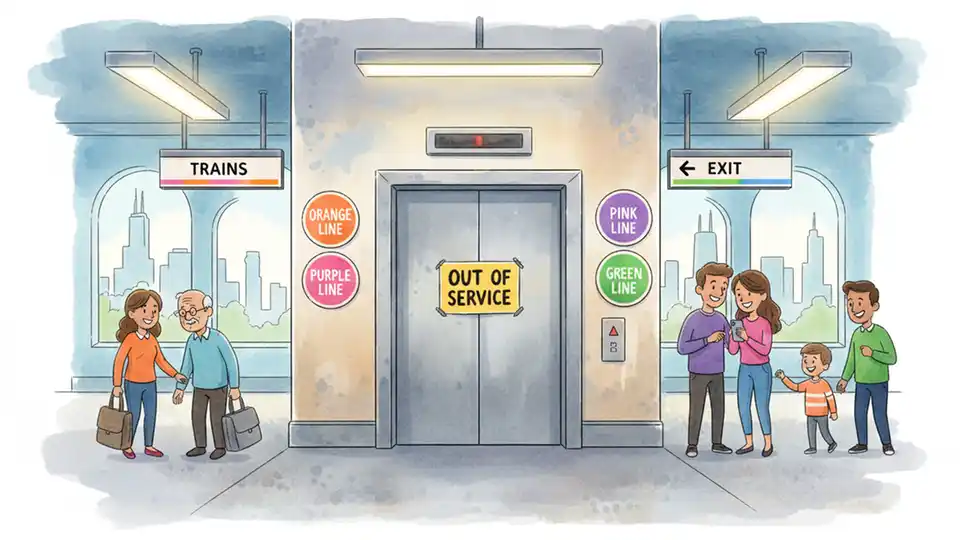 CTA Elevator Outage Affects Four Loop Lines