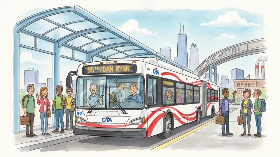 CTA Route 95 Adjusts for Woodlawn Infrastructure Work