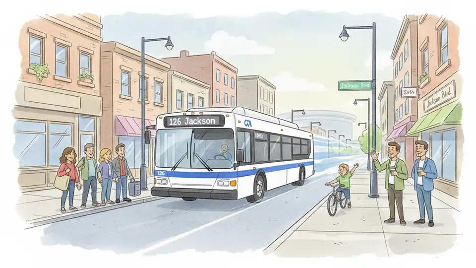 CTA Reroutes Bus 126 Around Utility Work