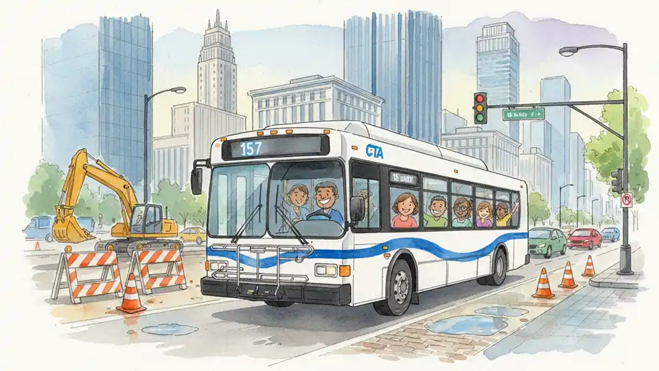 CTA Reroutes Route 157 for Canal Street Work