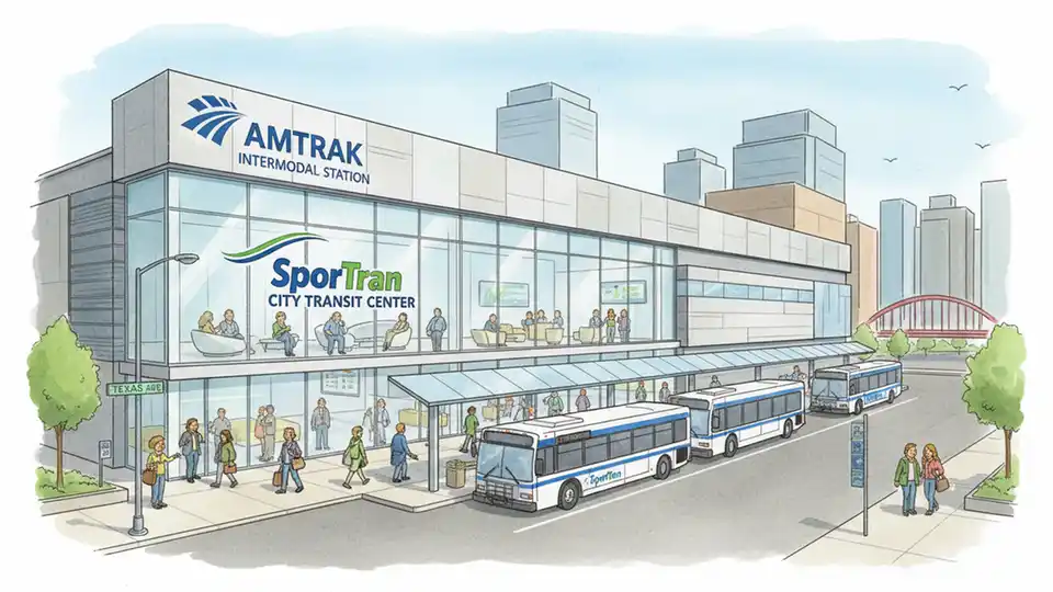 Amtrak Plans New Shreveport Station for I-20 Line