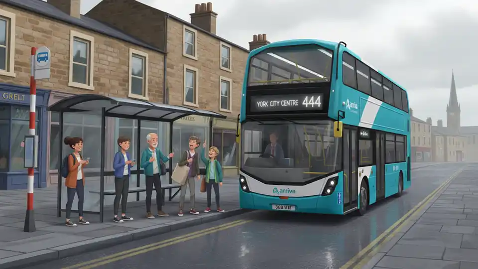 Yorkshire Route 444 Reroutes Around Road Closure