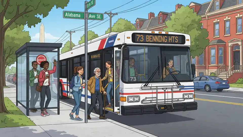 WMATA Adjusts Bus Stops for Construction Work