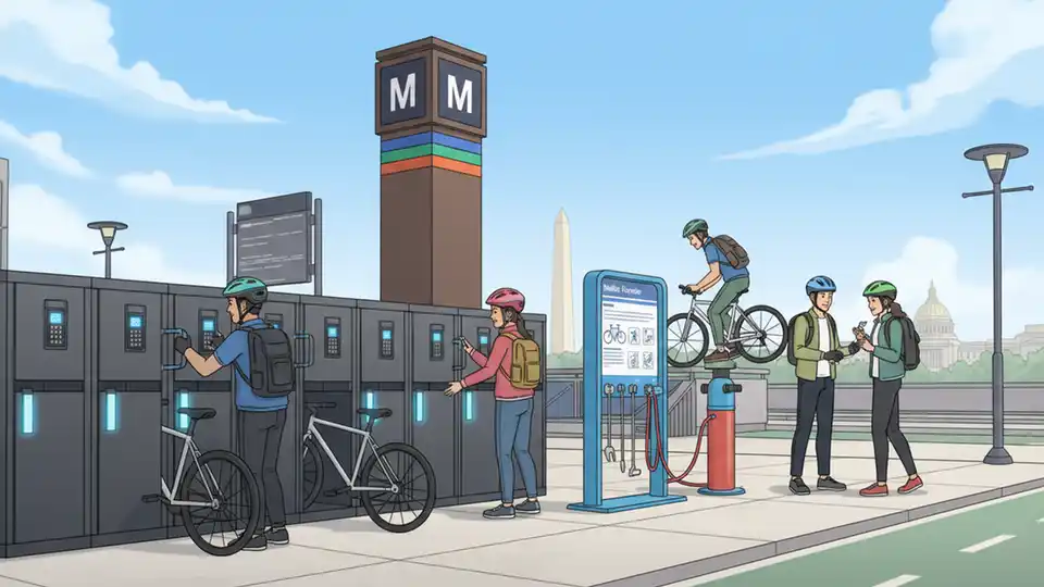 Metro Expands Bike Access at 10 Stations