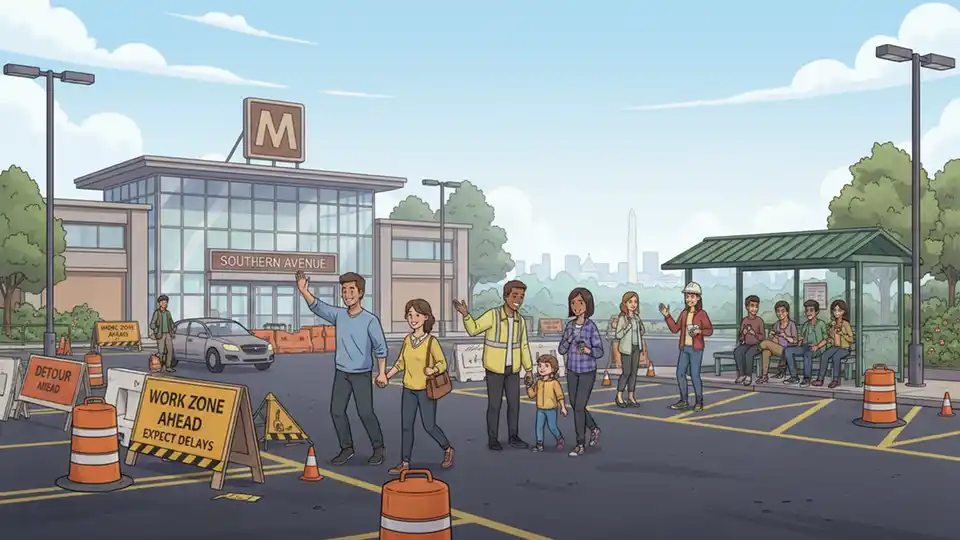 Metro Reconfigures Southern Avenue Station Access