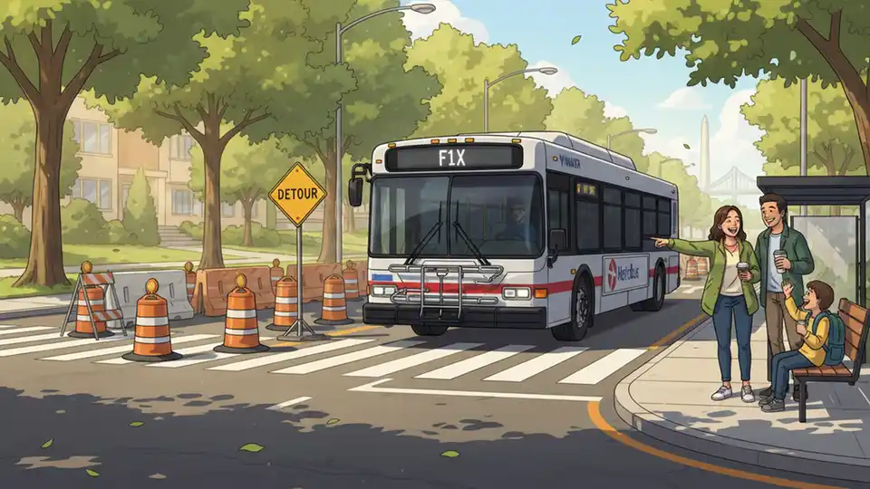 F1X Bus Reroutes to Maintain Fort Belvoir Access