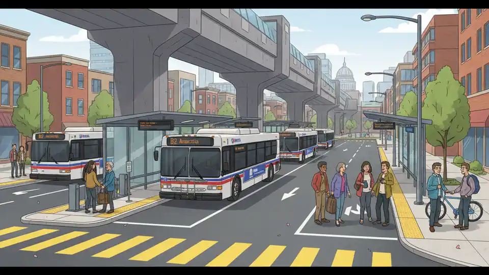 WMATA Reroutes C33 and D20 for Utility Work