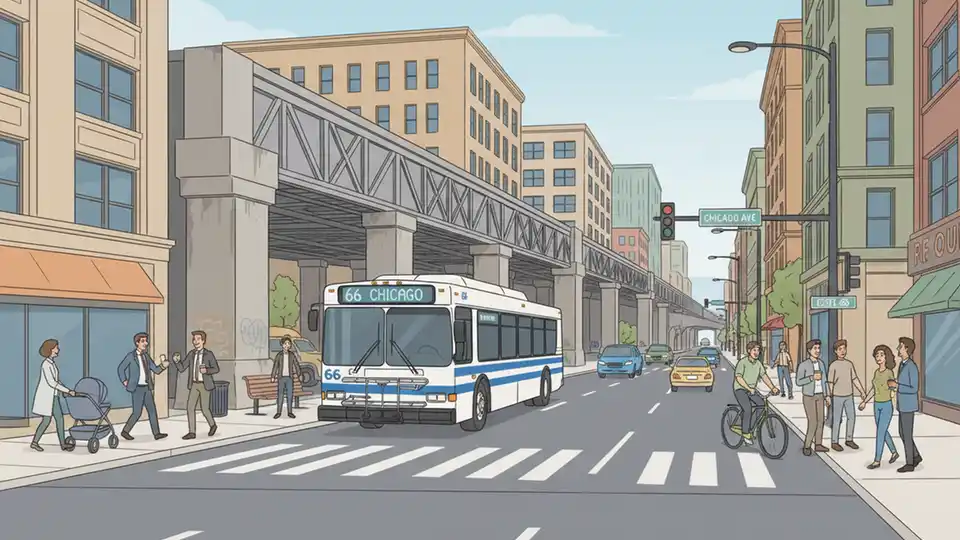 CTA Route 66 Adjusts for Viaduct Repairs