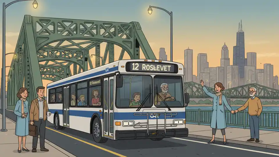 Chicago CTA Reroutes Buses for Bridge Maintenance