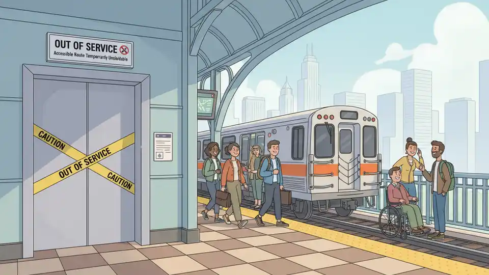 CTA Elevator Outage Limits Washington/Wabash Access