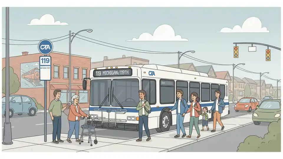 CTA Route 119 Adjusts for Construction Work