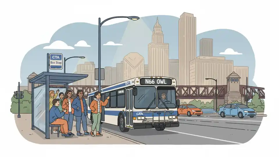 CTA N66 Reroutes for Bridge Maintenance Work