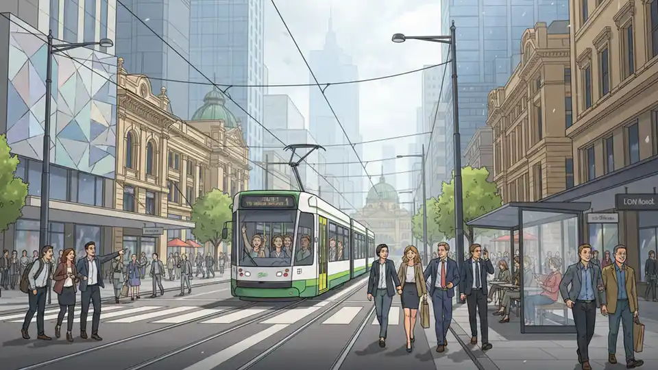 Melbourne Trams Adjust for April 26 Rallies