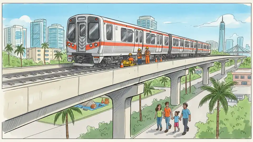 Miami Metrorail Upgrades Tracks for Safety