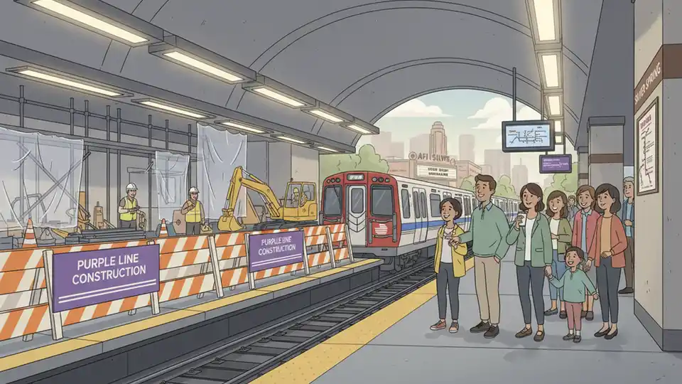 Silver Spring Station Upgrades Link Purple Line