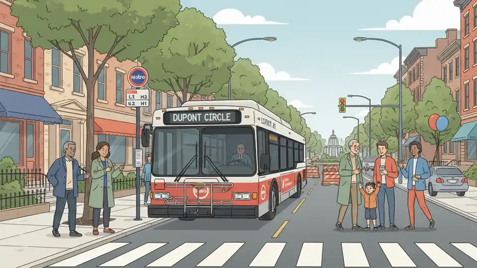 WMATA Reroutes Buses for Connecticut Ave Repairs