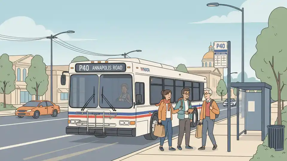 WMATA Relocates P40 Stop for Rider Safety