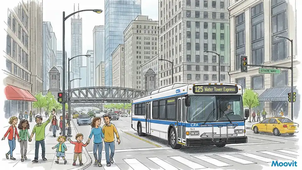 CTA Reroutes Bus 125 for Bridge Maintenance
