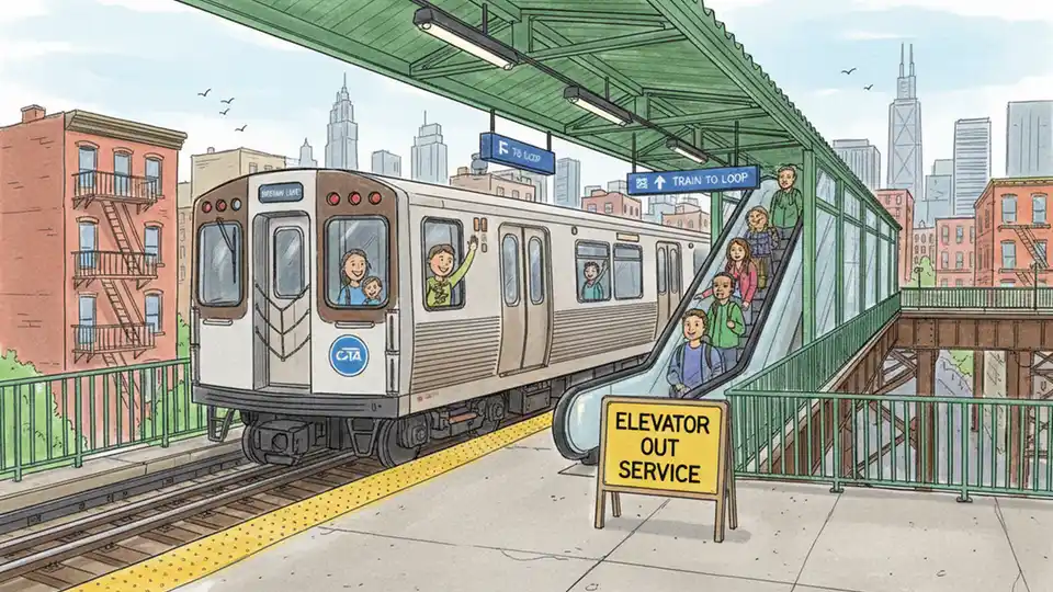 CTA Brown Line Elevator Upgrades Accessibility