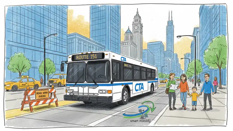 CTA Reroutes Buses to Navigate Construction Zone