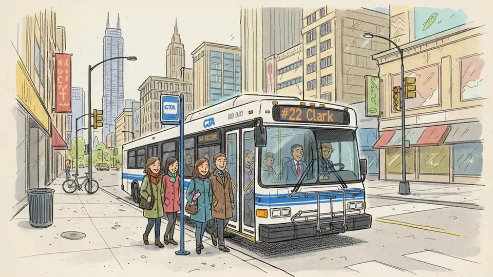 Chicago CTA Adjusts Clark Street Service for Work