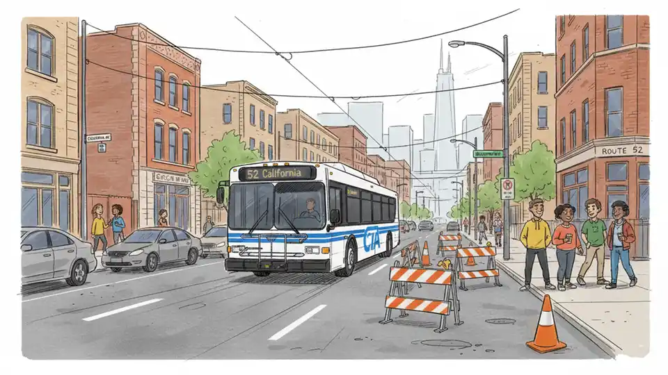 CTA Route 94 Adjusts for California Avenue Work