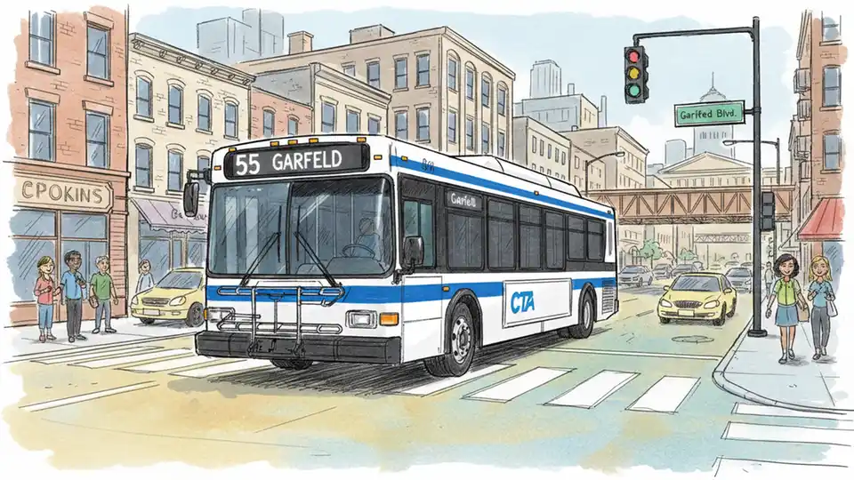 CTA Reroutes 55 Garfield Line Around Blockage