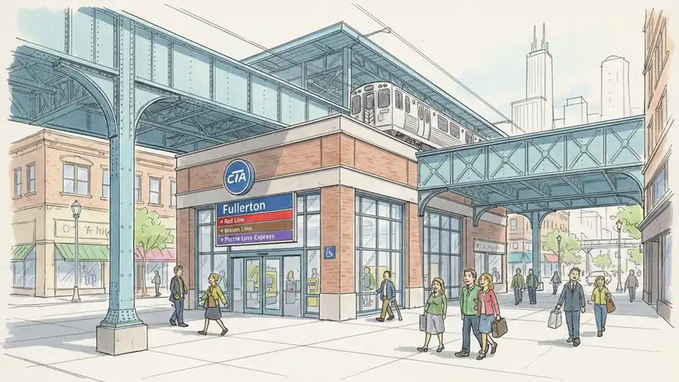 CTA Fullerton Elevator Out, Crews Assess Repairs