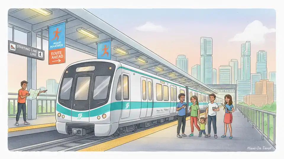 Miami Metrorail Starts Early for Marathon Access