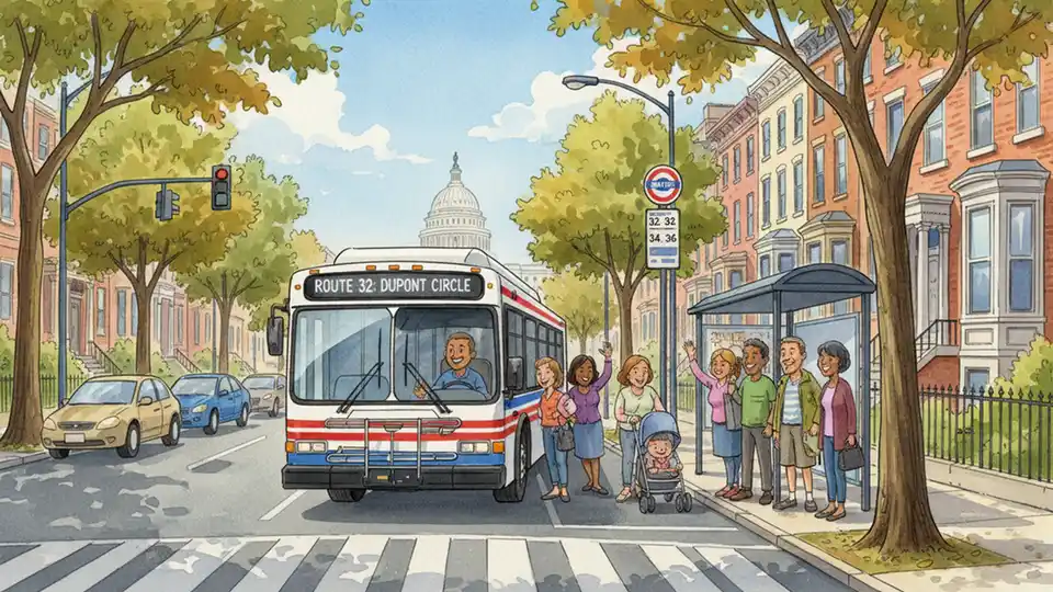 WMATA Adjusts Bus Stop for Station Upgrade