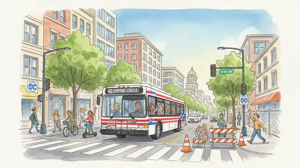 DC Bus Routes Detour for Year-Long Project