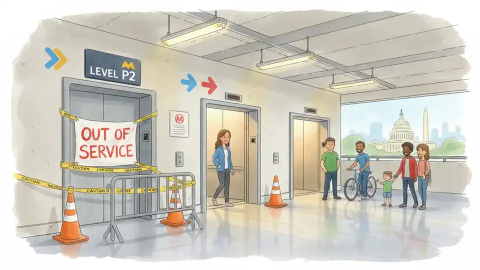 Metro Upgrades Glenmont Garage Elevator Access