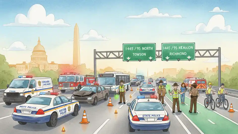 Beltway Lanes Reopen After Multi-Vehicle Crash
