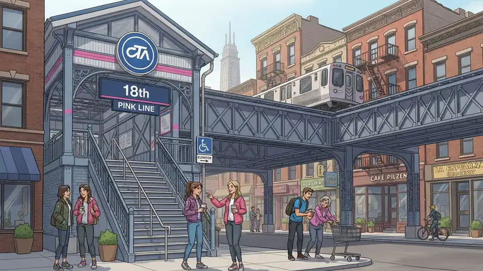 CTA Works to Restore 18th Street Elevator Access