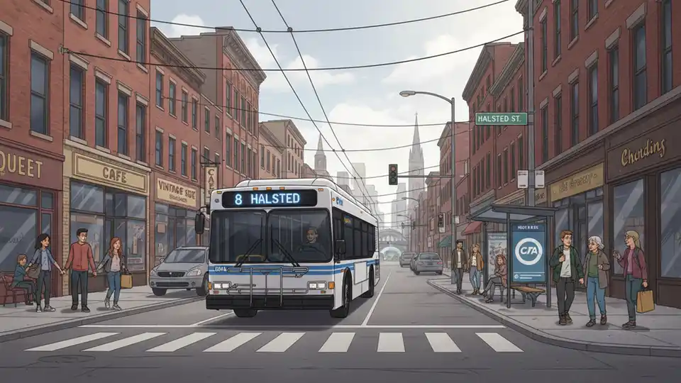 Chicago Route 8 Reroutes for Construction Work