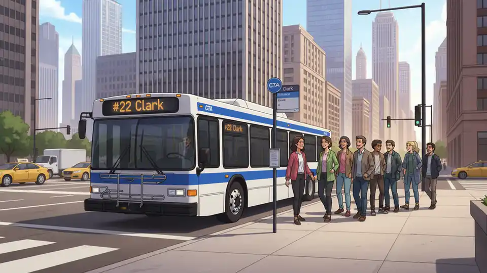 Chicago CTA Adjusts Bus Stop Due to Construction