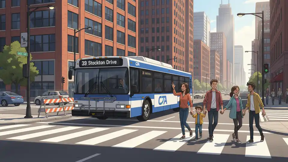 CTA Adjusts Route 39 Stop for Construction