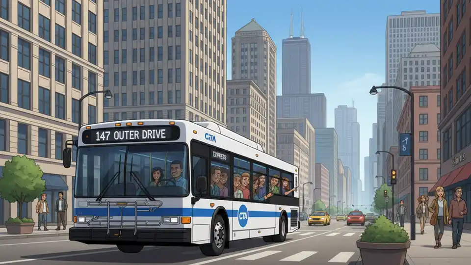 CTA Reroutes Express Buses Around Downtown Work