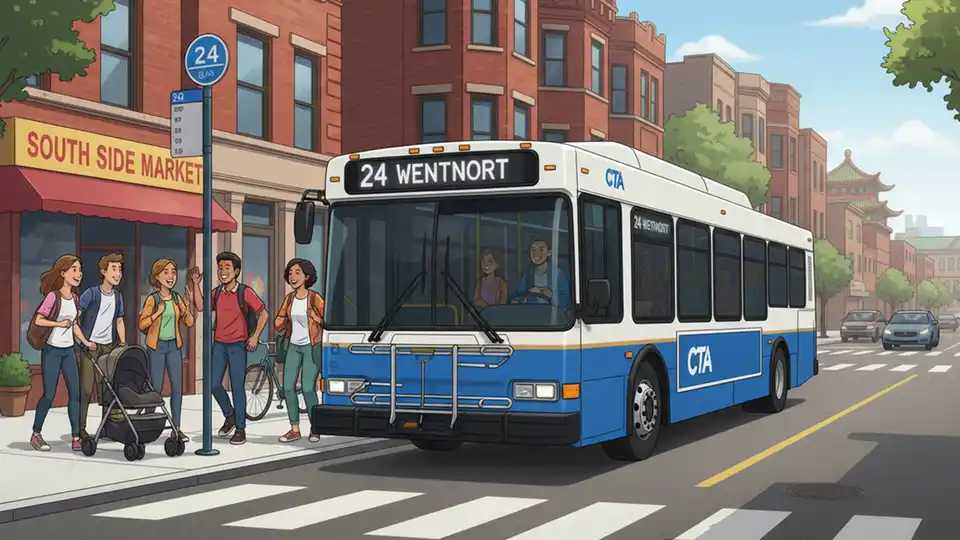 Chicago CTA Reroutes Route 24 for Construction