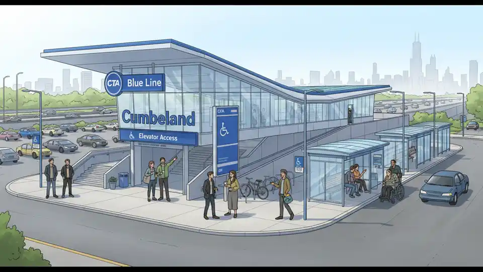 Blue Line Elevator Out at Cumberland Station
