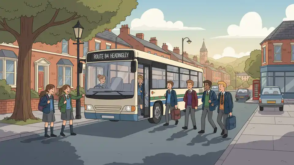 Yorkshire School Bus Reroutes Around Roadworks