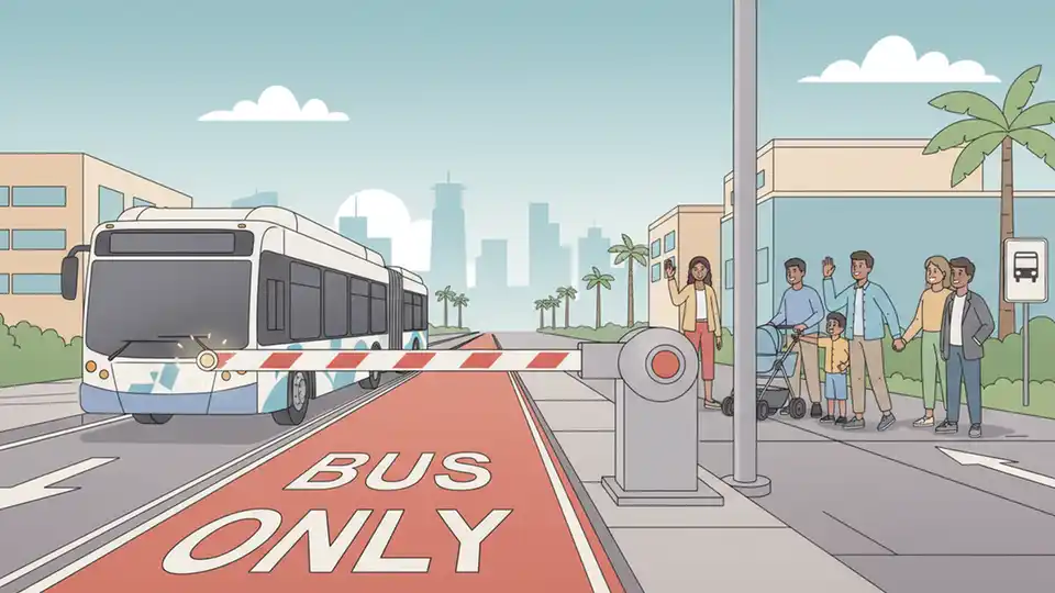 Miami-Dade BRT Adds Gate Arms for Safer Service