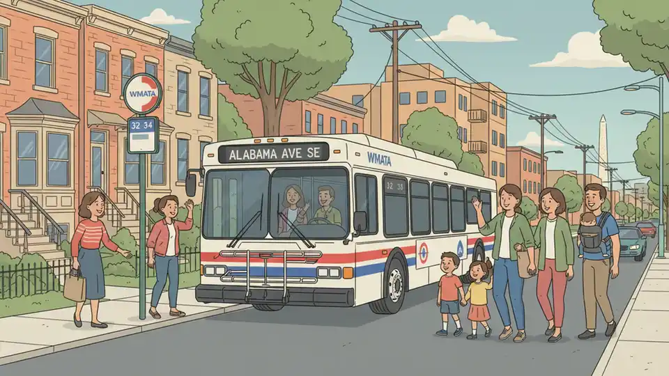 WMATA Adjusts Bus Stops for Construction Work
