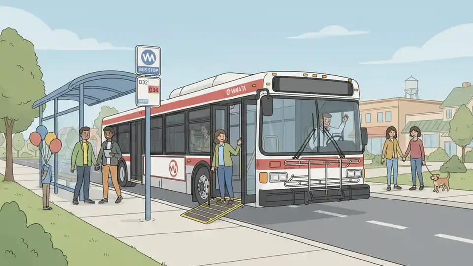 WMATA Relocates Stops for ADA Access Upgrades