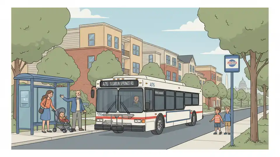 Arlington Route A76 Stop Shifts for Construction