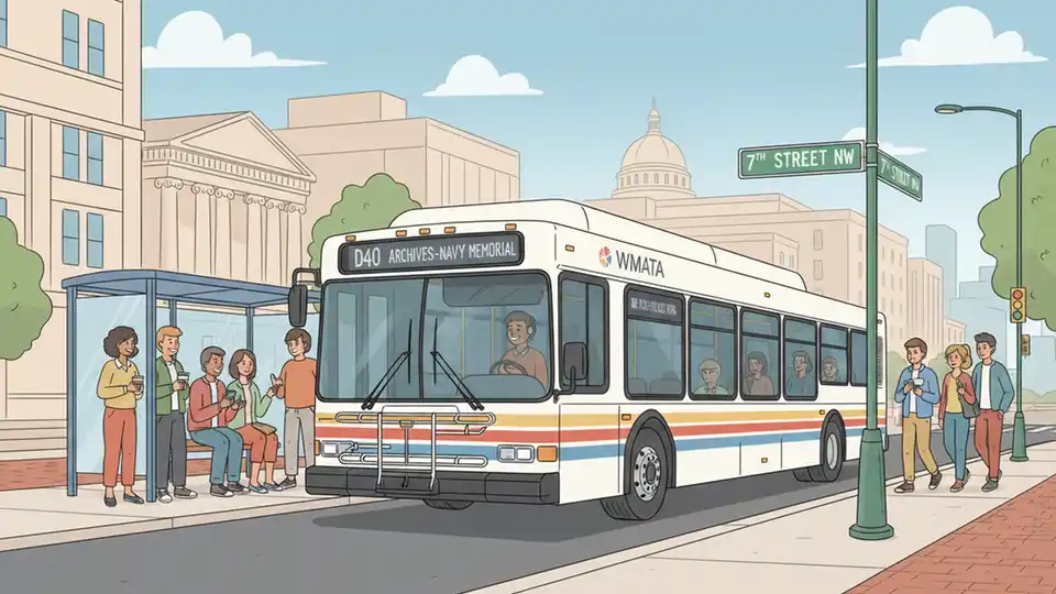 WMATA Adjusts D40 Route for Construction Work