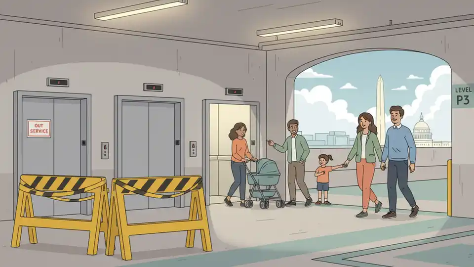 Metro Upgrades Glenmont Garage Elevator Access