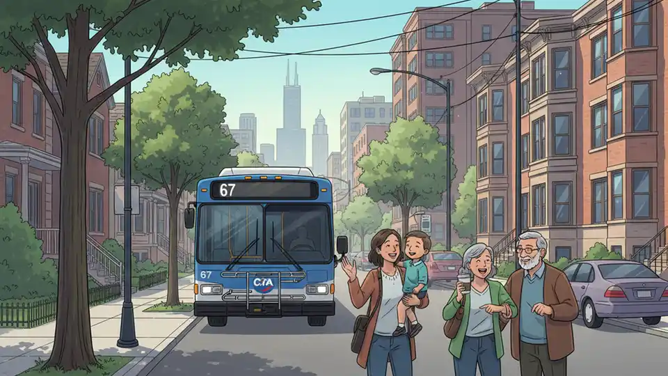 CTA Route 67 Rerouted After Street Blockage