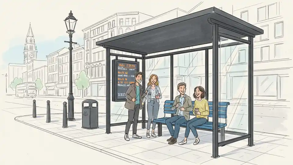 Hull Invests £7.8M in Bus Shelters and Service