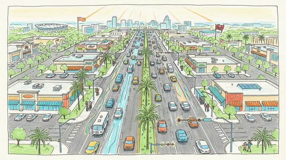 Tampa Stadium Plan Raises Transit Access Questions